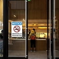 thumbnail image 5 of ADA CENTRAL SIGNS - Notice Smoking is Prohibited Sign - ADA Compliant Digitally Printed Text Wall Sign - Smoke-Free Area Door Signs for Offices, Businesses, Hotels, and Restaurants - Vinyl 7” x 5”, 5 of 7