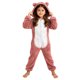 thumbnail image 1 of Mono de manga larga con capucha para niñas, pijama informal de invierno cálido, ropa de dormir para mujer, pantalones de terciopelo ártico de doble cara, 1 of 6