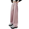 thumbnail image 1 of MIASHUI Girls Sweatpants Kids Athletic Active Jogger Pants Straight Leg Trousers,Pink,13-14 Years, 1 of 8