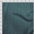 thumbnail image 4 of oneOone Cotton Cambric Teal Blue Fabric Bird Fabric For Sewing Printed Craft Fabric By The Yard 42 Inch Wide, 4 of 5
