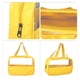 thumbnail image 3 of Bolsas de maquillaje medianas transparentes de patchwork duraderas para mujeres de Unique Bargains para vacaciones y camping en cuero PU y PVC amarillo-M, 3 of 4