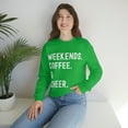 thumbnail image 4 of Cheer Mom Sweatshirt, Cheer Mom Hoodie, Weekends, Coffee, Cheerleading Mom, 4 of 5