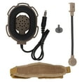 thumbnail image 2 of Auriculares militares orejeras suaves diadema ajustable auriculares Walkie Talkie protección auditiva Unilateral para CS, 2 of 8