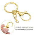thumbnail image 4 of Uxcell Key Chain Rings Lobster Claw Clasps Keyring for DIY, Golden 10 Pack, 4 of 5