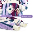 thumbnail image 4 of Catalonia Southwest Oversized Wearable Blanket Hoodie Sweatshirt, Comfortable Sherpa Lounging Pullover for Adults Men Women Wife Girlfriend, Gift for Her, 4 of 8