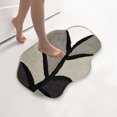 thumbnail image 5 of Suncoda Bathroom Rugs, Flocking Entry Floor Mat Living Room Carpet Bedroom Bed Children's Study Bathroom Entry Non-slip Absorbent Foot Mat, 5 of 6