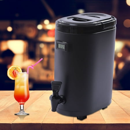 

MIDUO 10L Hot Beverage Dispenser Cool Hot Drink Beverage Milk Tea Dispenser with Temperature Gauge