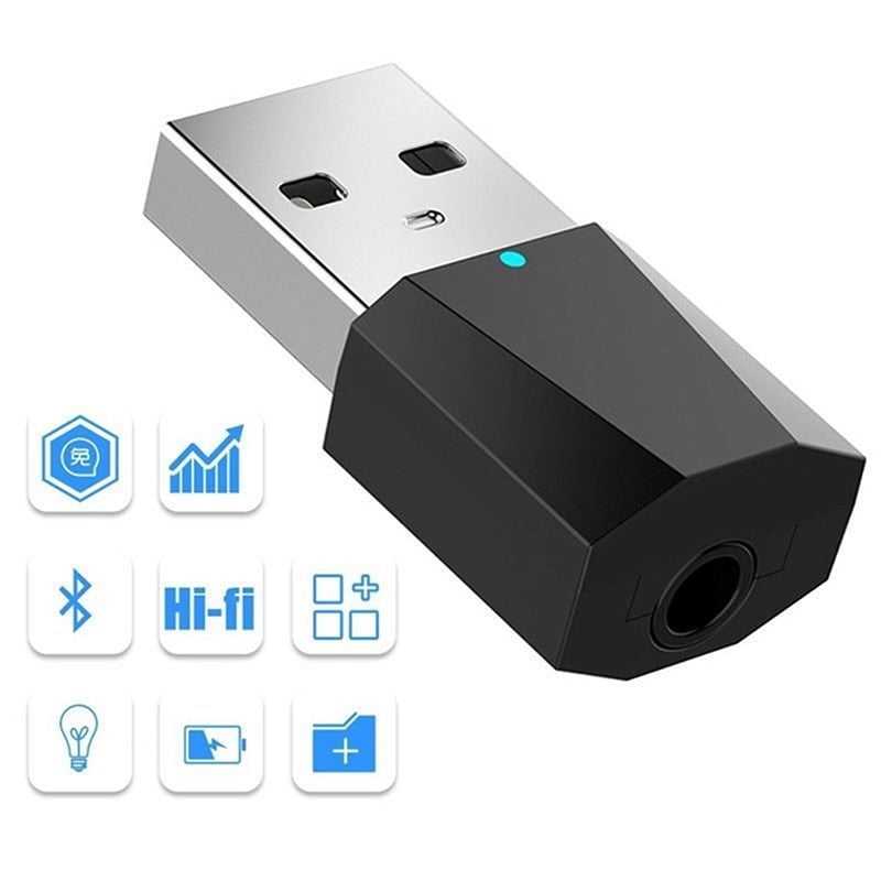 USB Bluetooth 4.2 Stéréo Audio Récepteur for PC mp3 mp4 Speakers Headph ~ eyrh 1 