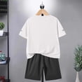 thumbnail image 4 of IFNWSV Ensembles d'Été pour Garçons Mode Décontractée Manches Courtes Col Rond Col Bouton Short Pantalon Survêtement 6 Ans, 4 of 4