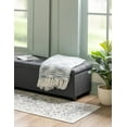 thumbnail image 3 of Rugs.com Aurelia Collection Rug – 8 Ft Runner Ivory Medium-Pile Rug Perfect For Hallways, Entryways, 3 of 4