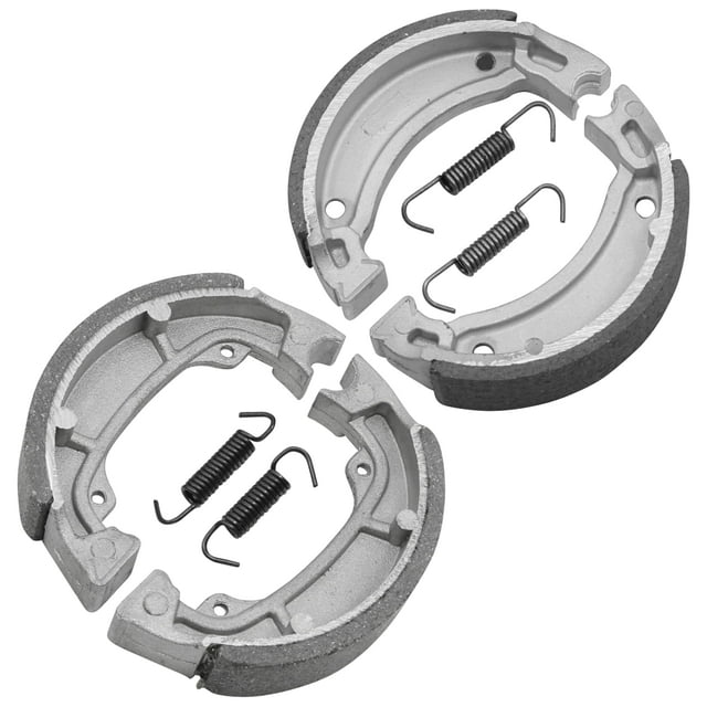Caltric Front & Rear Brake Shoes Compatible with Yamaha Pw80 Pw-80 Y-Zinger Mini 1983-1997 1993-2010