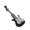 Black, variant on Rock Hairpin Guitar Shape Hair Clip Bass Rock Theme Music Instrument 2000s Bass Bunches Hairpin