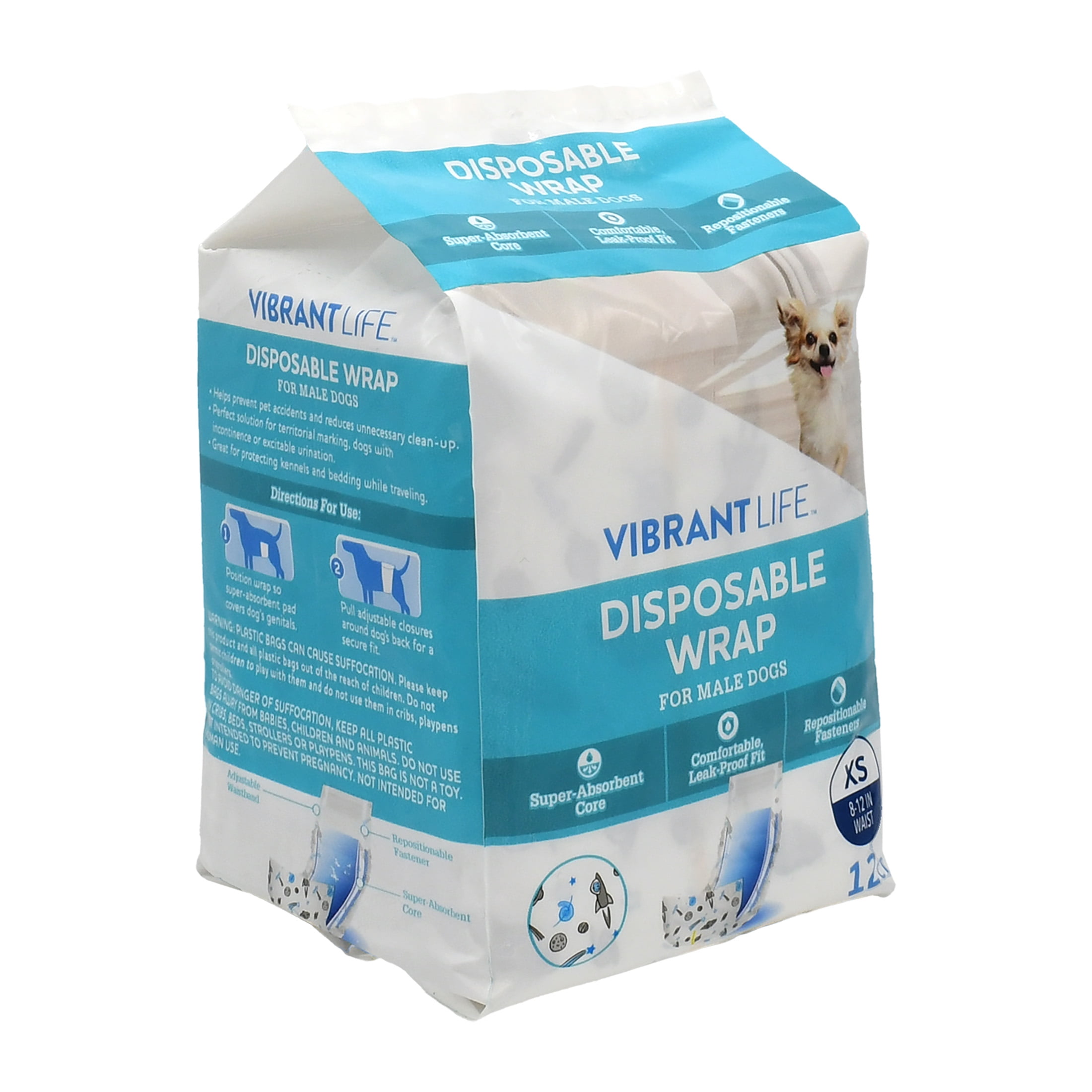 Vet's best comfort fit disposable male wrap cheap