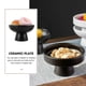 thumbnail image 3 of Dining Table Fruit Serving Tray Food-grade Ceramic Snack Storage Holder Footed Dessert Treat Plate, 3 of 4