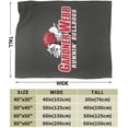 thumbnail image 3 of Gardner-Webb University Logo Fleece Blanket, Very Soft Microfiber Flannel Blanket for Couch Warm and Cozy for All Seasons, 3 of 6