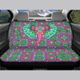 thumbnail image 3 of FUIALDOLG Mandala Elephant Rear Bench Seat Covers for SUV, 2 Piece Non-Slip Car Rear Seat Covers, Durable Dirt Proof Back Seat Covers for Sedan Van, 3 of 4