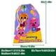 thumbnail image 3 of PINKFONG Bolsa de regalo con cierre de cinta navideño para decoración de Navidad,40cm×52 cm., 3 of 6