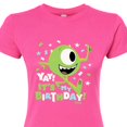 thumbnail image 3 of Disney Monsters Inc - Mike Yay It's My Birthday - Juniors Fitted Graphic T-Shirt, 3 of 5