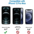 thumbnail image 2 of JETech Case for iPhone 12 Pro Max 6.7-Inch, Shockproof Bumper Cover, Anti-Scratch Clear Back (HD Clear), 2 of 6
