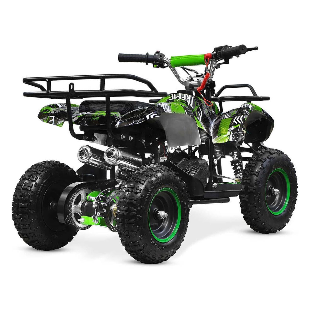Chepei 49cc Kids Gas Mini ATV with 2-Stroke Disc Brakes 6” Tires