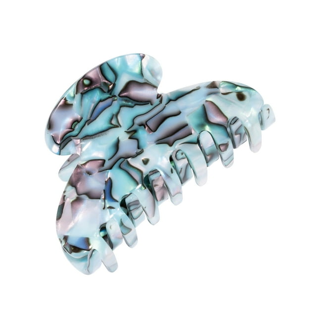 France Luxe Couture Jaw Hair Clip - Mar del Sur - Clips de pelo medianos franceses - Clip de garra para cabello grueso - Clips de garra de acetato de celulosa