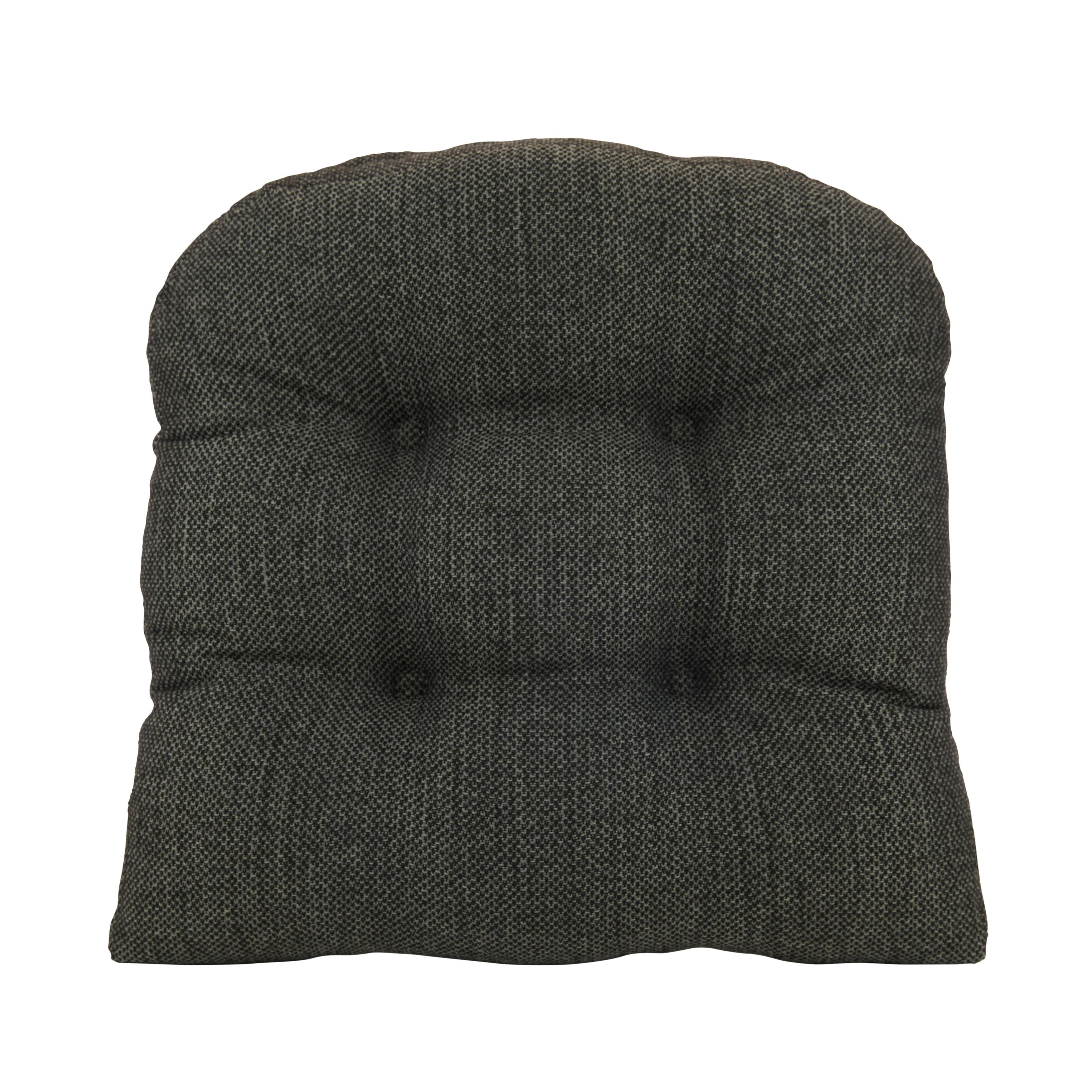 Gripper Non-Slip 15" x 15" Omega Tufted Universal Chair Cushions, Set of 2
