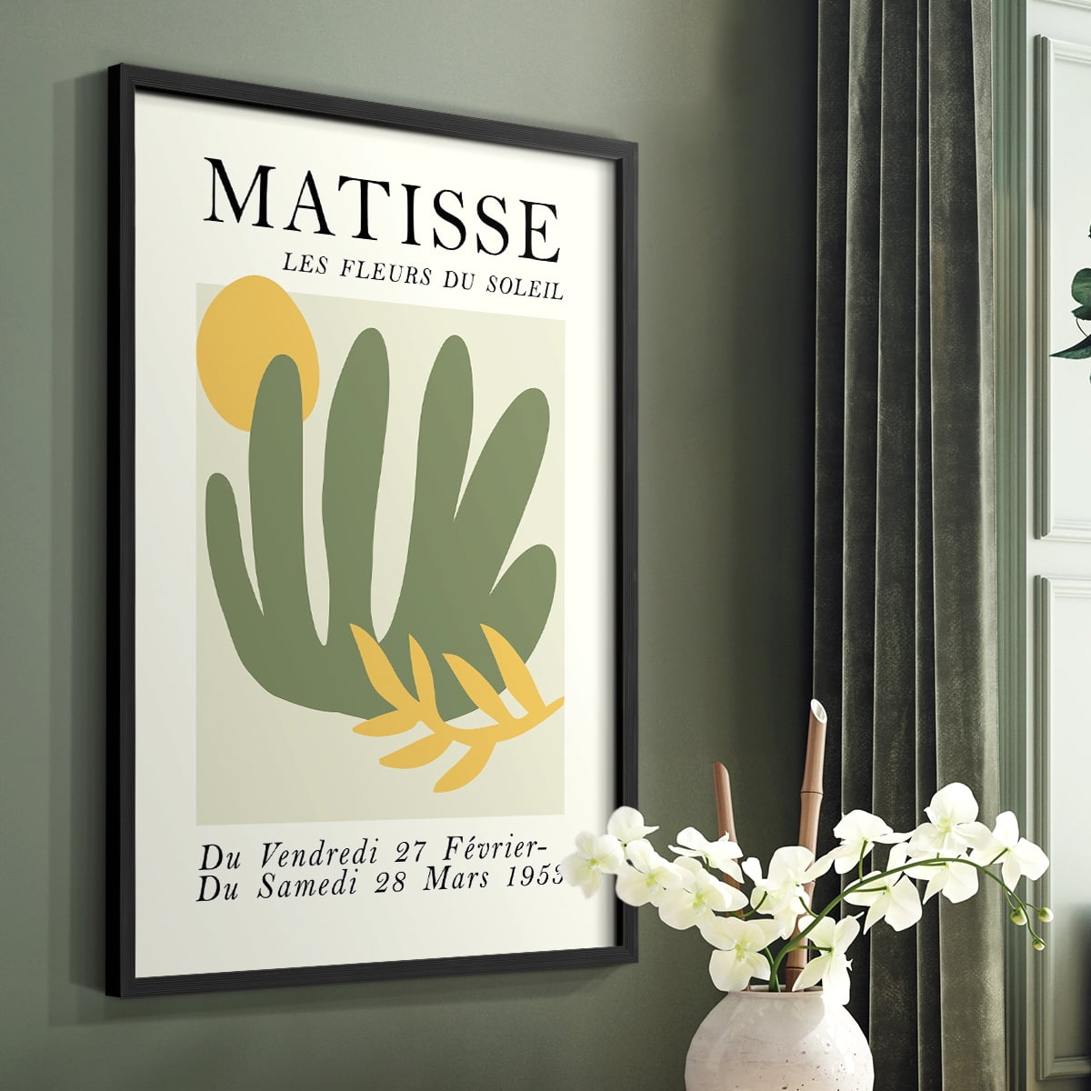 Matisse CCLXXVIII in Solid Wood 22 x 28 Framed Print