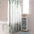 thumbnail image 6 of Fall Shower Curtain White Pumpkins Shower Curtains for Bathroom Green Leaves Bath Curtains Sets with Hooks for Autumn Thanksgiving Seasonal Bathroom Decor Polyester Fabric Waterproof 36 x 72 in, 6 of 6