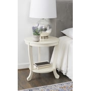 Aubert Accent Side Table, White