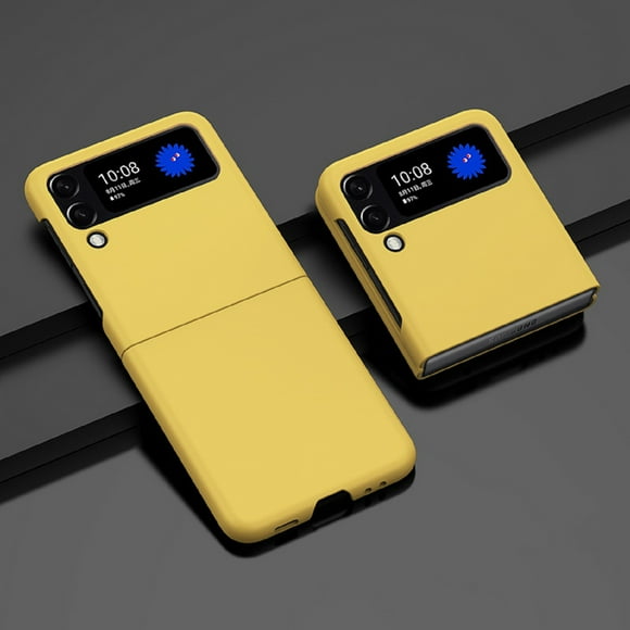 Case for Samsung Galaxy Z Flip 3, Soft Silicone Shockproof Drop Resistant Anti-Yellowing Case, Slim Lightweight Folding Screen Skin-Friendly Phone Cover for Samsung Galaxy Z Flip 3 6.7 Inch,Yellow