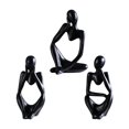 thumbnail image 1 of Thinker Resin Statue Decor Abstract Hollow Art Philosophical Ideas Decorative Sculpture, 1 of 9
