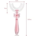 thumbnail image 2 of 2PC Children's U-shaped Toothbrush,Silicone(Children Ages 6-12), 2 of 5