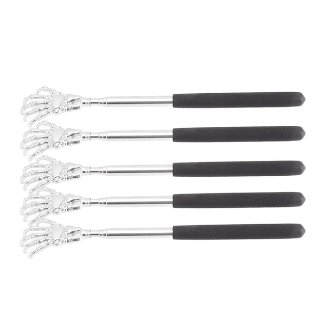 Masajeador de espalda extensible, 5 piezas Masajeador de espalda extensible Rascador trasero retráctil Rascador de espalda retráctil portátil Durabilidad probada en el tiempo