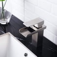 thumbnail image 6 of Bathroom Faucet, Single Handle Single Hole, Brushed Nickel, 6 of 7