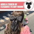 thumbnail image 2 of OULII Hair Clip Bow Bow Ribbon Hair Clip Cloth Black 1Pcs Any Occasion, 2 of 7