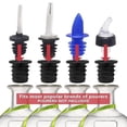 thumbnail image 3 of Pebbuoy 1/6Pcs Silicone Liquor Pourer Adapter Up to 1 Inch/25mm Neck Extra Large Universal Olive Oil Wine Bottle Pour Spout Convertor Connector Kitchen Gargets, 3 of 6