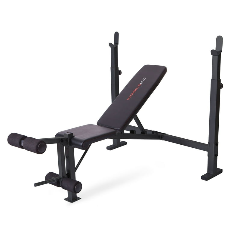 CAP Strength Olympic Weight Bench with Leg Extension Black 500 lb Weight Capacity