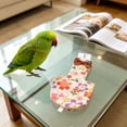 thumbnail image 6 of Cherry Blossom Parrot Diaper Flight Suit, Adjustable Bird Waste Catcher Harness, For Budgie Conure Lovebird Travel (Beige Floral)-L, 6 of 6