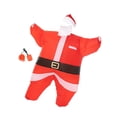 thumbnail image 2 of Inflatable Santa Claus Costume Reusable Fancy Dress for Decor Carnival, 2 of 10