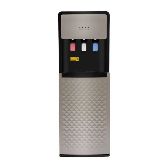 PP Bottom Loading Water Dispenser Hot and Cold Water Standing Dispenser Water Cooler Dispenser with Detachable Water Collection Box Floor Standing Mount Type