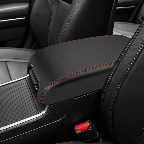 For Toyota Tacoma 2016-2023 Car Center Console Lid Armrest Cover Protector PU Leather