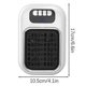 thumbnail image 5 of 600W Mini Electric Heater with Remote Control - Wall-Mounted Space Heaters Quiet Energy-Efficient Warmer Fan for Office Bedroom, 5 of 5