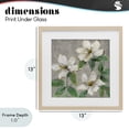 thumbnail image 4 of Stupell Industries Farmhouse Ivory Magnolia Trio Birch Framed Print Under Glass, 13 x 13, by Sally Swatland, 4 of 8