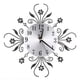 thumbnail image 1 of Flor de diamantes de imitación Reloj de pared Metal Floral Cristal Restaurante Bar Hogar Cafetería Decoración Reloj Sweethay JJ15761-01, 1 of 6