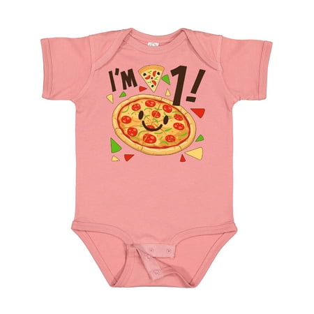 

Inktastic I m One! Pizza Birthday Party Gift Baby Boy or Baby Girl Bodysuit