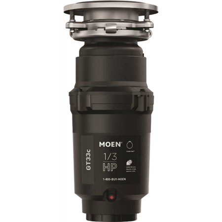 Moen GT33C GT Series 1/3 HP Continuous Feed Garbage Disposal