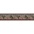 thumbnail image 2 of Beige Damas Vignes Marron Vert Bleu Abstrait Papier Peint Frontière Retro Conception, Rouleau 15' x 5", 2 of 3