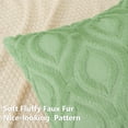 thumbnail image 2 of DecorUhome Paquete de 2 fundas de almohada de 18 x 18, fundas de almohada de lana sintética suave para sofá, color beige (solo funda de almohada, no incluye rellenos), 2 of 8