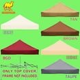 thumbnail image 2 of Sunny Ez 117” x 117” Brown Pop Up Outdoor Canopy, Polyester UV Rays Protection, 2 of 4
