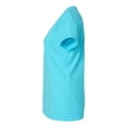 thumbnail image 3 of Hanes V-Neck T-Shirt Women's Garment Dyed Short Sleeve Tee Ringspun Cotton, 3 of 4